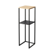 2-Tiered Shelf With Wooden Top Black - Tower - Yamazaki YAMAZAKI YMZ5984