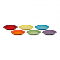 Juego de 6 Platos 27cm - Rainbow Surtido - Le Creuset LE CREUSET LC79364278358006