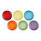 Set of 6 Dinner Plates 27cm - Rainbow - Le Creuset LE CREUSET LC79364278358006