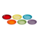 Set of 6 Dinner Plates 27cm - Rainbow - Le Creuset LE CREUSET LC79364278358006