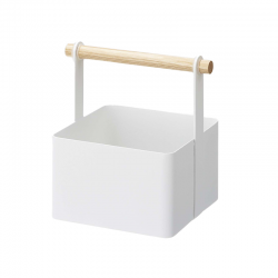 Caixa Organizadora Pequena com Pega Branco - Tosca - Yamazaki YAMAZAKI YMZ2313