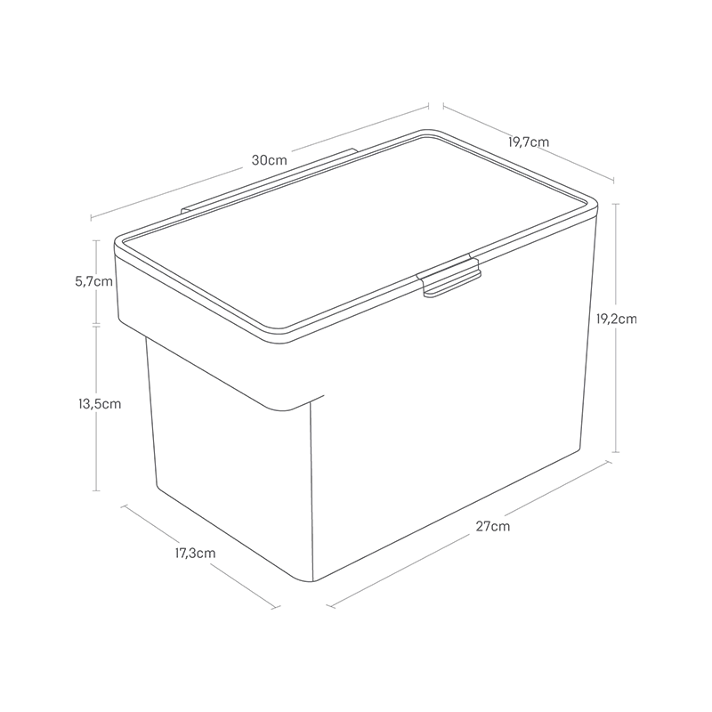 Pet Food Container Black Tower Yamazaki