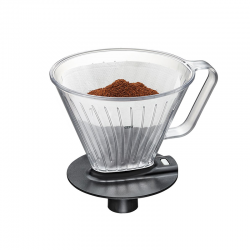 Coffee Filter Size 4 - Fabiano Black And Transparent - Gefu