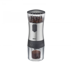 Coffee Grinder Electric - Polve Black And Transparent - Gefu