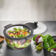 Salad Spinner with Lid - Rotare Black - Gefu GEFU GF182