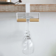 Under-Shelf Wine Glass Hanger White - Tosca - Yamazaki YAMAZAKI YMZ3157