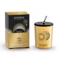 Vela Perfumada Decorativa Recarregável 180gr - Vanille d'Or - Esteban Parfums ESTEBAN PARFUMS ESTVAN-009