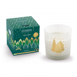 Large Scented Candle 450gr - Sapin Exquis - Esteban Parfums