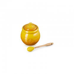 Stoneware Honey Pot with Dipper - Nectar - Le Creuset