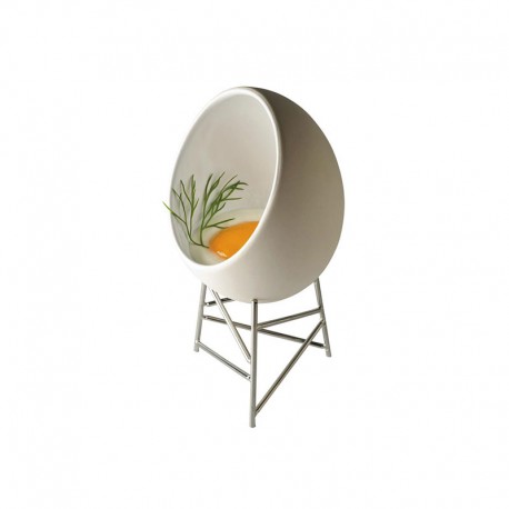 Ramequin for Eggs - Le Nid White - Alessi ALESSI ALESCGH01