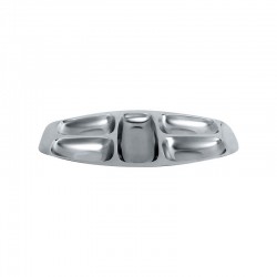 Five Section Dish - 2400 Steel - Alessi