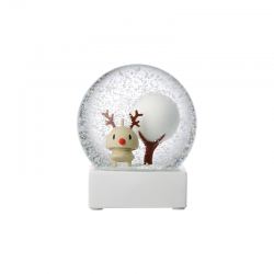 Large Reindeer Latte - Snow Globe - Hoptimist