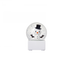 Globo Boneco de Neve Pequeno - Snow Globe Branco - Hoptimist HOPTIMIST HOP26382