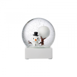 Globo Boneco de Neve Grande Branco - Snow Globe - Hoptimist HOPTIMIST HOP26634