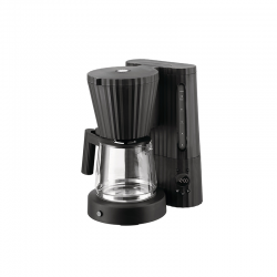Drip Coffee Maker Black - Plissé - Alessi
