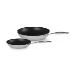 Set de 2 Sartenes Bajas Antiadherentes - 3Ply Plus Negro - Le Creuset LE CREUSET LC96609900000000