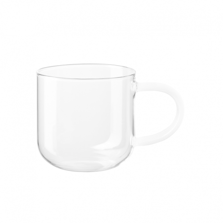 Taza Vidrio 400ml con Asa Blanco - Coppa Glass - Asa Selection ASA SELECTION ASA20060493