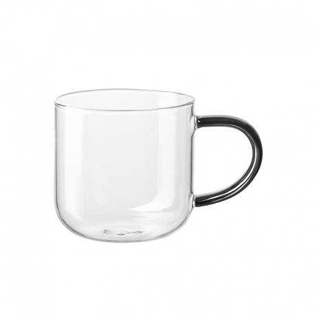 Mug Glass 400ml with Handle Grey - Coppa Glass - Asa Selection ASA SELECTION ASA20060495