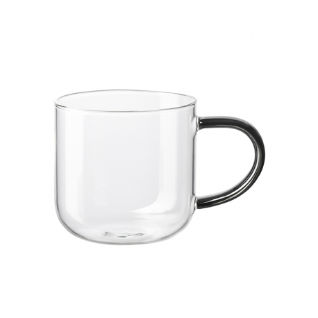 Taza Vidrio 400ml con Asa Gris - Coppa Glass - Asa Selection ASA SELECTION ASA20060495