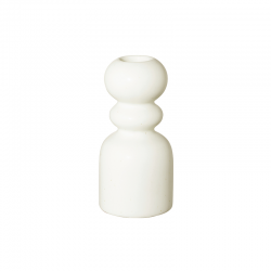 Candle Holder 13cm Soft Shell - Como White - Asa Selection