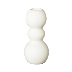 Candle Holder 14cm Soft Shell - Como White - Asa Selection