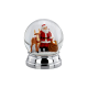 Snow Globe Santa Claus with Deer 12cm Silver - Hermann Bauer HERMANN BAUER HB5332