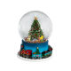 Caixa de Música Globo de Neve Árvore de Natal com Comboio Multicolorido - Hermann Bauer HERMANN BAUER HB6397