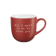 Taza 350ml 'Be With You' - Hey! Rojo - Asa Selection ASA SELECTION ASA17072277