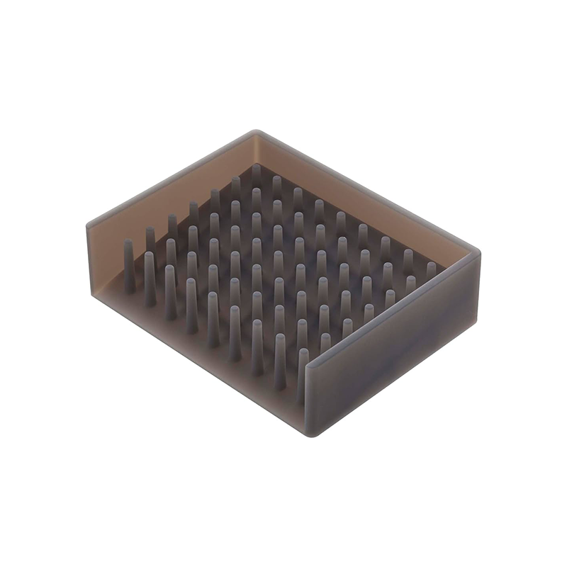 Silicone Soap Tray Black Float Yamazaki