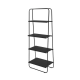 Estante com Prateleiras 140cm Preto - A-Bookshelf - Zone Denmark ZONE DENMARK BVZN15386