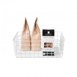 Cesto de Cozinha Branco 30x30cm - Baskets - Asa Selection