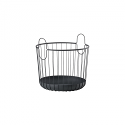 Basket 40,6x41,1cm Black - INU - Zone Denmark