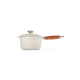 Saucepan with Wooden Handle 18cm Meringue - Tradition Cerise - Le Creuset LE CREUSET LC21139187164460