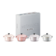 Set 4 Mini Cocottes 250ml Chiffon Pink, Rosa, Púrpura y Mist Grey - Le Creuset LE CREUSET LC69212108129131