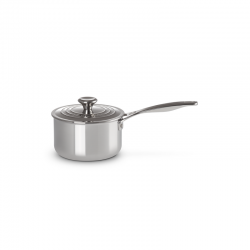 Saucepan with Lid and Handle 16cm - Signature Steel - Le Creuset LE CREUSET LC96600916000000