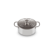 Low Stock Pot with Lid 3-Ply Plus 20cm - Signature Steel - Le Creuset LE CREUSET LC96602120000000