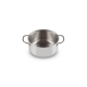 Low Stock Pot with Lid 3-Ply Plus 20cm - Signature Steel - Le Creuset LE CREUSET LC96602120000000