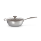 Frigideira de Chef Anti-aderente com Tampa e Pega 24cm - Signature Inox - Le Creuset LE CREUSET LC96601424001700