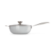 Frigideira de Chef Anti-aderente com Tampa e Pega 24cm - Signature Inox - Le Creuset LE CREUSET LC96601424001700