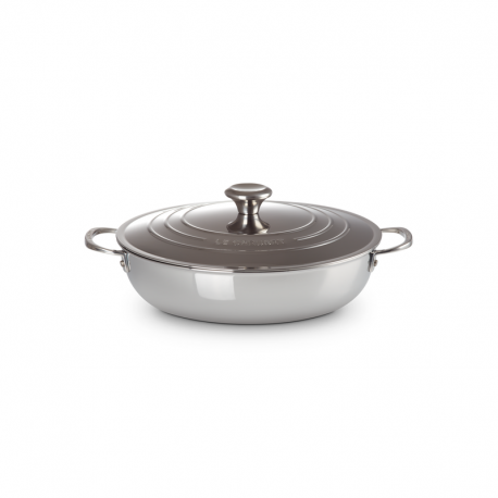 Cacerola Baja con Tapa 30cm - Signature Inox - Le Creuset LE CREUSET LC96600730000100