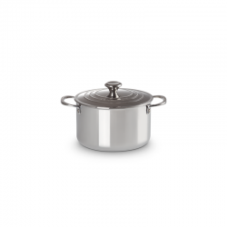 Deep Casserole with Lid 18cm - Signature Steel - Le Creuset LE CREUSET LC96600618000000