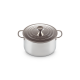 Tacho Alto com Tampa 24cm - Signature Inox - Le Creuset LE CREUSET LC96600624000000