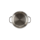 Tacho Alto com Tampa 24cm - Signature Inox - Le Creuset LE CREUSET LC96600624000000