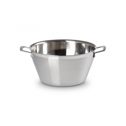 3-ply Preserving Pan 30cm - Classic Steel - Le Creuset