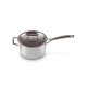 3-ply Saucepan with Lid 16cm - Classic Steel - Le Creuset LE CREUSET LC96200916001000