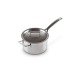 3-ply Saucepan with Lid 16cm - Classic Steel - Le Creuset LE CREUSET LC96200916001000