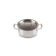 Cacerola Baja con Tapa 20cm - Classic Inox - Le Creuset LE CREUSET LC96200720001000