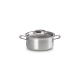 Casserole with Lid 24cm - Classic Steel - Le Creuset LE CREUSET LC96200724001000