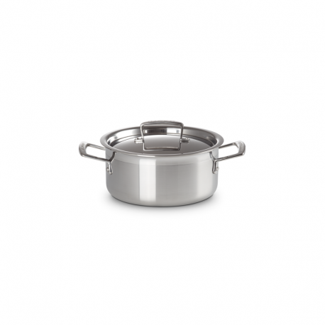 Casserole with Lid 24cm - Classic Steel - Le Creuset LE CREUSET LC96200724001000