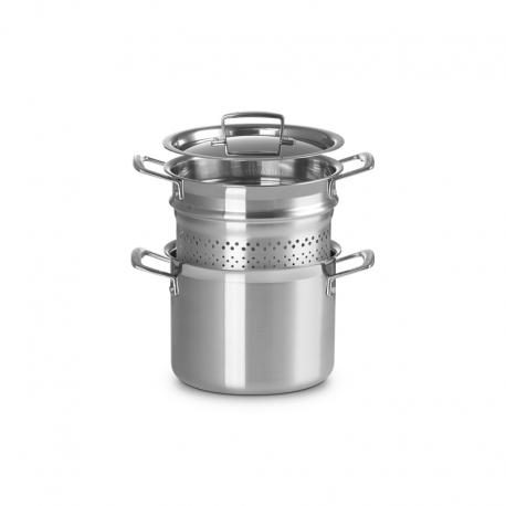 Panela para Massa com Escorredor 5L - Classic Inox - Le Creuset LE CREUSET LC96200520001000